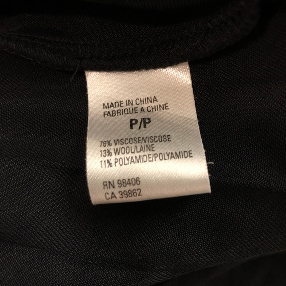 Theory V-neck Draped Pleated Swing Dress Black - Picture 6 of 7